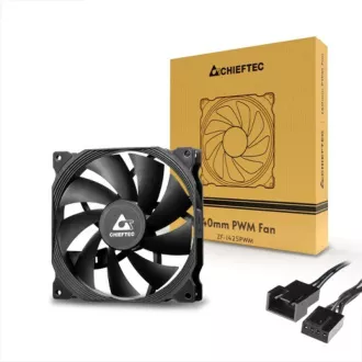 CHIEFTEC ventilátor ZF-1425PWM, 140mm, PWM, fekete CHIEFTEC ventilátor ZF-1425PWM, 140mm, PWM, fekete