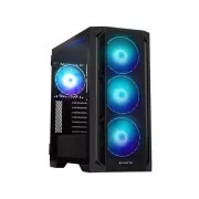 CHIEFTEC APEX LUMO tok, E-ATX, 1x USB-C 3.2, 2x USB 3.0, 4x 140mm ARGB ventilátor, ARGB Hub, fekete színű