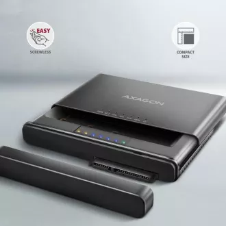 AXAGON ADSA-CC USB-C 10Gbps - NVMe M.2 SSD és SATA 2,5