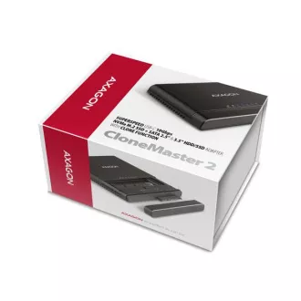 AXAGON ADSA-CC USB-C 10Gbps - NVMe M.2 SSD és SATA 2,5