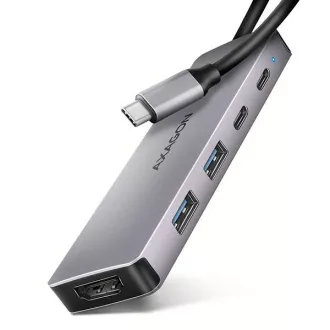 AXAGON HMC-5H60, USB 5Gbps hub, portok 2x USB-A, 1x USB-C, HDMI 4k/60, PD 100W, USB-C kábel 15cm