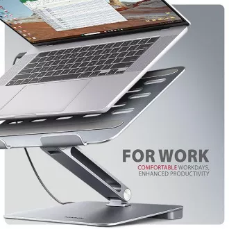 AXAGON HMC-STND, állvány 10"-17" laptopokhoz, USB 5Gbps hub, 3x USB-A, HDMI 4k/60Hz, RJ-45, PD 100W, USB-C kábel 60cm AXAGON HMC-STND, állvány 10"-17" laptopokhoz, USB 5Gbps hub, 3x USB-A, HDMI 4k/60Hz, RJ-45, PD 100W, USB-C kábel 60cm