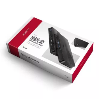 AXAGON HMC-U4, USB4 40Gbps dokkoló, 3x USB-A, 2x USB-C, HDMI & DP 8K/30Hz, RJ-45, SD/mSD, audio, PD 100W, USB-C kábel 80cm AXAGON HMC-U4, USB4 40Gbps dokkoló, 3x USB-A, 2x USB-C, HDMI & DP 8K/30Hz, RJ-45, SD/mSD, audio, PD 100W, USB-C kábel 80cm