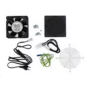 TRITON ventilátor   RUA vagy RBA szekrénybeépítő készlet, 230V, 50Hz, 0, 09 A, 15W, 160m3/h