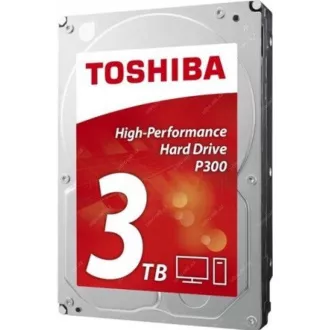 TOSHIBA HDD P300 asztali PC (CMR) 3TB, SATA III, 7200 rpm, 64MB gyorsítótár, 3, 5