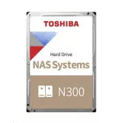 TOSHIBA HDD N300 NAS 4TB, SATA III, 7200 rpm, 128MB gyorsítótár, 3, 5