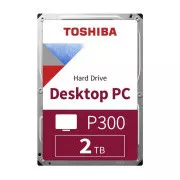 TOSHIBA HDD P300 asztali PC (SMR) 2TB, SATA III, 7200 rpm, 256MB gyorsítótár, 3, 5