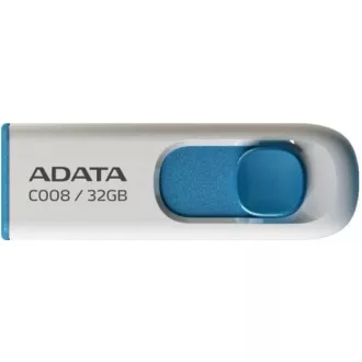 ADATA Flash Disk 32GB C008, USB 2.0 Classic, fehér