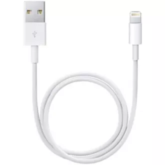 APPLE USB kábel lightning csatlakozóval - fehér (ömlesztett csomag) 1m