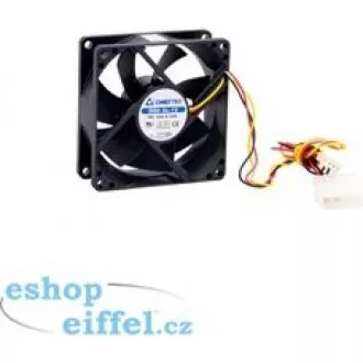 CHIEFTEC ventilátor AF-0825S, 80x80x25 mm-es hüvelyes ventilátor, 3/4pin csatlakozóval