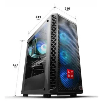 LYNX Challenger i5 12400F 16GB 1TB SSD NVMe RTX 3060 12G W11 Otthon LYNX Challenger i5 12400F 16GB 1TB SSD NVMe RTX 3060 12G W11 Otthon