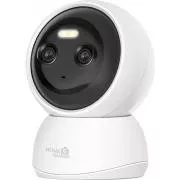 iGET HOMEGUARD HGWIP222 - Kettős lencsés IP kamera, 2K felbontás, 2x optika, hang és éjjellátó funkcióval
