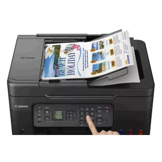 Canon PIXMA nyomtató fekete G4470 (újratölthető tintapatronok) - MF (nyomtatás, másolás, szkennelés, fax), USB, Wi-Fi - A4 11/min.