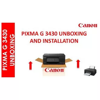 Canon PIXMA G3430 fekete (újratölthető tintapatronok) - színes, MF (nyomtatás, másolás, szkennelés), USB, Wi-Fi - Felbontott