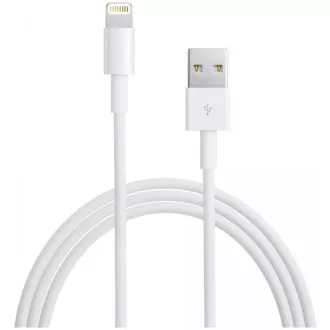 APPLE USB kábel lightning csatlakozóval - fehér (ömlesztett csomag) 2m