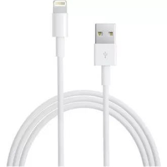 APPLE USB kábel lightning csatlakozóval - fehér (ömlesztett csomag) 2m