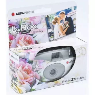 Agfaphoto LeBox Wedding Flash 400/27 - eldobható analóg kamera
