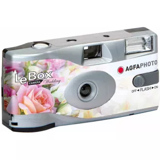 Agfaphoto LeBox Wedding Flash 400/27 - eldobható analóg kamera