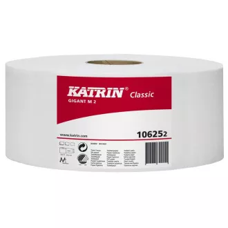 WC papír Jumbo 230mm 2vrs. Katrin Classic Gigant M fehér WC papír Jumbo 230mm 2vrs. Katrin Classic Gigant M fehér