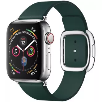 COTEetCI Nobleman bőr mágneses szíj Apple Watchhoz 42 / 44mm zöld