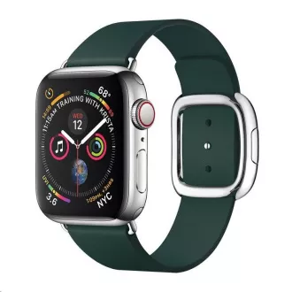 COTEetCI Nobleman bőr mágneses szíj Apple Watchhoz 42 / 44mm zöld