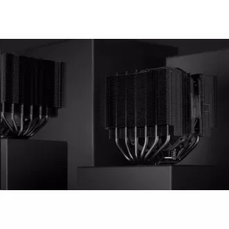 NOCTUA CPU-hűtő NH-D15S CH-BK, 1x 140mm, LGA1851, AM5, fekete, fekete