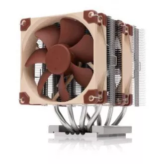 NOCTUA CPU-hűtő NH-D9 TR5-SP6 4U, 2x 92mm, sTR5, SP6, barna/ezüst