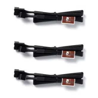 NOCTUA hosszabbítókábel 4pin NA-SEC3 ventilátorhoz, 3x 60cm, fekete NOCTUA hosszabbítókábel 4pin NA-SEC3 ventilátorhoz, 3x 60cm, fekete