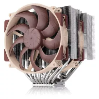 NOCTUA CPU-hűtő NH-D15 G2 LBC, 2x 140mm, LGA1851, AM5, barna/ezüst