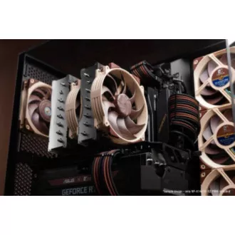 NOCTUA ventilátor NF-A14x25r-G2-PWM, 140mm, barna