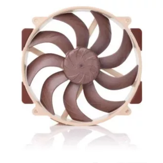 NOCTUA ventilátor NF-A14x25r-G2-PWM-Sx2-PP, 2x 140mm, barna