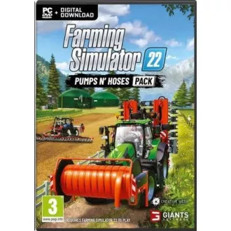 PC játék Farming Simulator 22: Szivattyúk és tömlők csomagja PC játék Farming Simulator 22: Szivattyúk és tömlők csomagja