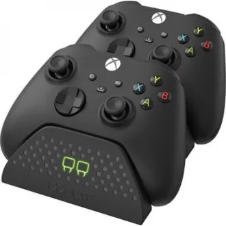 VENOM VS2881 Xbox Series S/X & One fekete dupla dokkolóállomás   2 akkumulátor