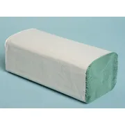 Törölköző pap. ZZ hajtogatott 1vrs. zöld recycle 23x25cm 20x250db = 5000db
