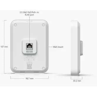 UBNT UniFi AP U7 falba épített UBNT UniFi AP U7 UBNT UniFi AP U7 falba épített UBNT UniFi AP U7