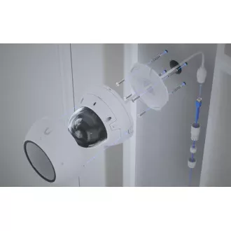 UBNT UVC-AI-Dome-B - AI Dome PoE kamera, 8MP, fekete színű