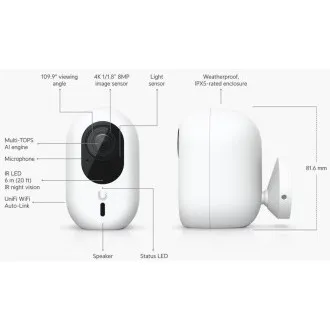 UBNT UVC-G6-INS - G6 fényképezőgép Instant fehér színben UBNT UVC-G6-INS - G6 fényképezőgép Instant fehér színben