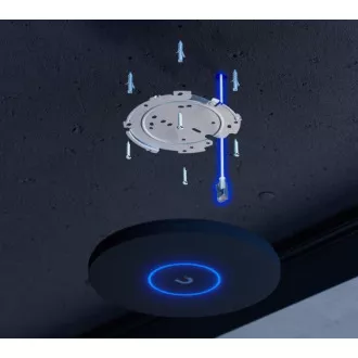 UBNT UniFi U7-Pro-XGS, PoE adapter nélkül, fekete színben