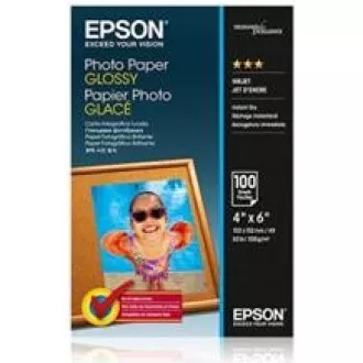EPSON Fényes fotópapír 10x15cm 100 lap