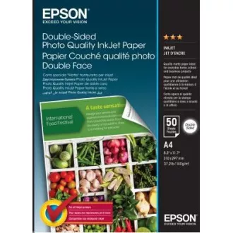 EPSON papír A4 - Kétoldalas fényképminőségű tintasugaras papír A4 50 lap