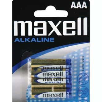 AVACOM nem újratölthető AAA Maxell Alkaline elemek 4db Blister