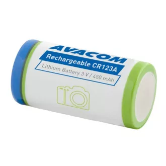 AVACOM újratölthető fotó akkumulátor Avacom CR123A 3V 450mAh 1.4Wh