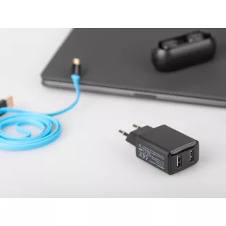 AVACOM HomeNOW 2 hálózati töltő 5V 3, 4A 17W, két USB-A kimenettel
