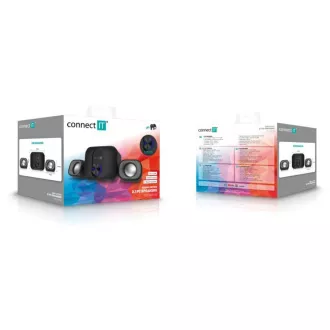 CONNECT IT hangszórók Rumble PRO PC, 2.1, USB, 3, 5mm, fekete
