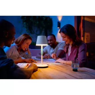Philips Hue Go hordozható asztali lámpa fehér Philips Hue Go hordozható asztali lámpa fehér