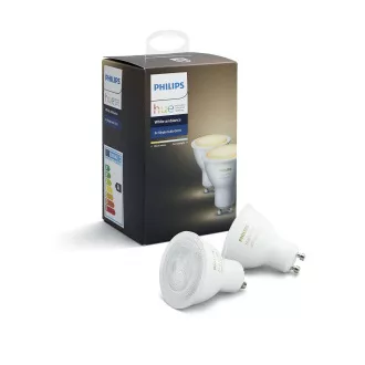 PHILIPS Hue White Ambiance, 2x izzó 4, 2W GU10