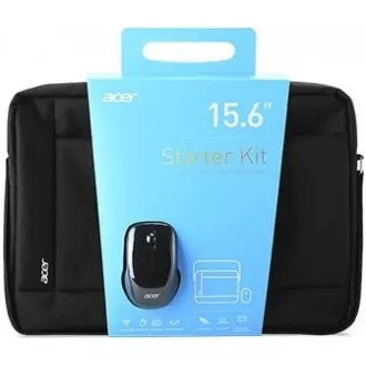 ACER STARTER KIT_15.6 "ABG960 hordtáska fekete és vezetékes egér fekete, 1Y hordható