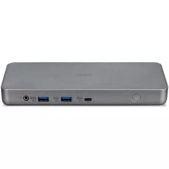 Acer USB Type-C Dock II D501 - 1xUSB-C (felfelé irányuló adatfolyam az NB-hez), 2xUSB-A 3.1 Gen2, 4xUSB-A 3.1 Gen1, 1xDP 1.4 / HDMI 2.0, 1xRJ45
