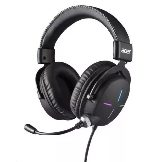 ACER Nitro Gaming Headset II (NHW200), játék headset, 3, 5 mm-es jack csatlakozó, 50 mm-es hangszórók, impedancia 21 Ohm