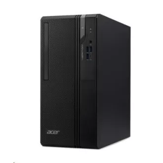 ACER PC Veriton VS2720G, i5-14400, 8GB DDR5, 512GB M.2 SSD, Wifi, DVD±RW, USB KB egér, W11P, 300W, Fekete